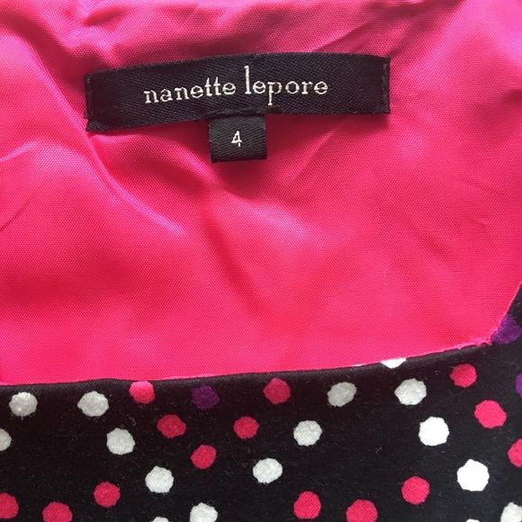 nanette lapore size 4 multicolor fit & flare dress - Picture 3 of 4